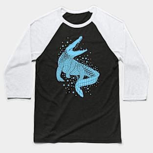 Blue Crocodile Baseball T-Shirt